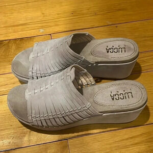 Luca Lane Larissa Wedge Sandal Size 11